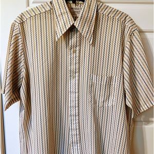 Vintage, butterfly collar button down shirt